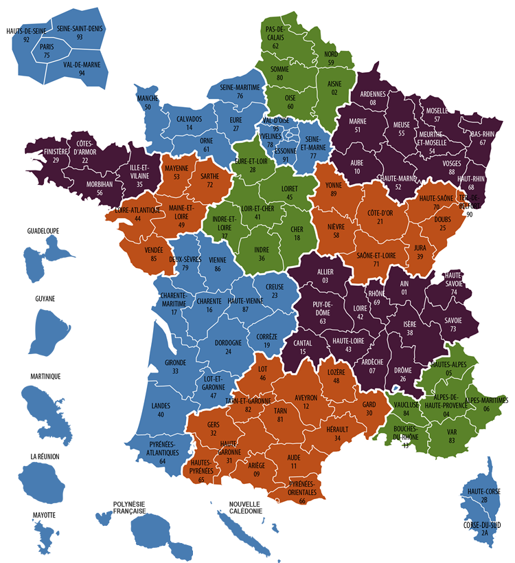 carte de france